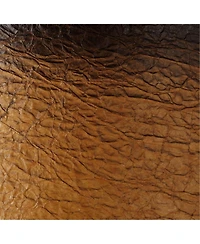 Springcrest Distressed Faux Paper Medium Lamp Shade 13" Top x 15" Bottom x 11" Slant (Spider) Replacement with Harp