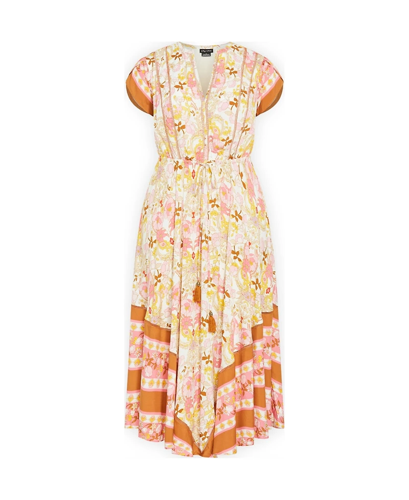 City Chic Plus Sky Maxi Dress