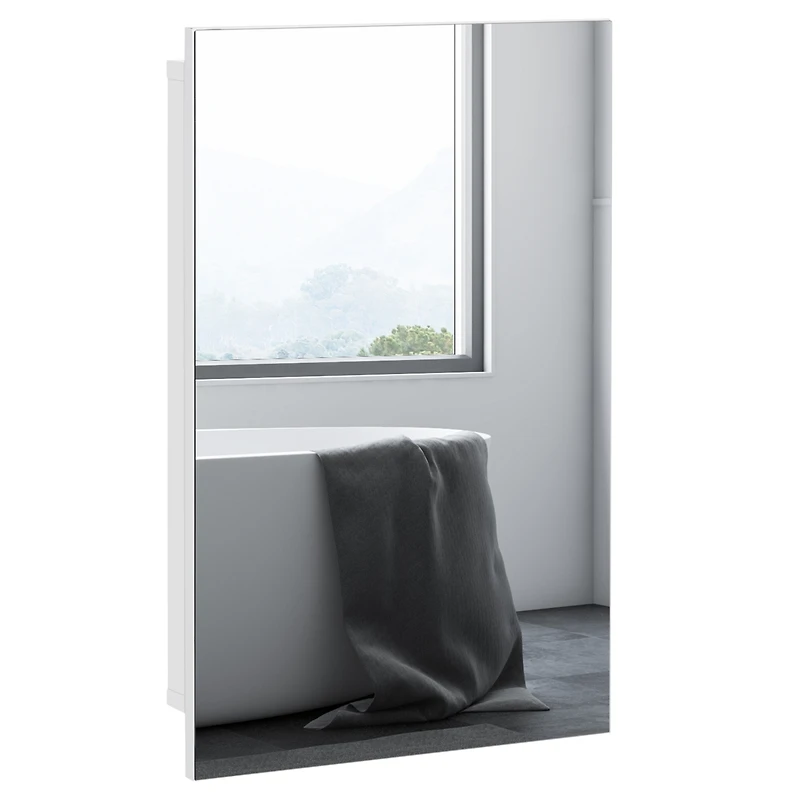 kleankin Recessed Medicine Cabinet Storage, Bathroom Mirror Cabinet