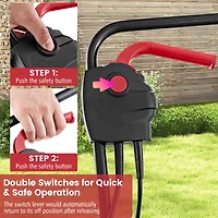 Electric Corded Lawn Mower 12-amp 14-Inch Walk-Behind Lawnmower with Collection Box