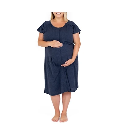 Kindred Bravely Maternity Universal Labor, Delivery & Nursing Gown