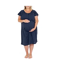 Kindred Bravely Maternity Universal Labor, Delivery & Nursing Gown