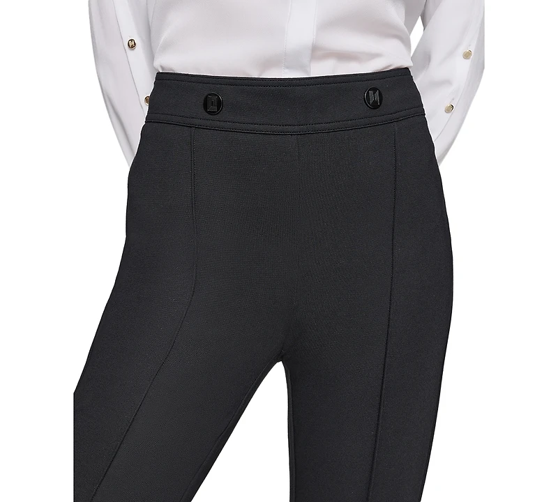 Karl Lagerfeld Women's Pull-On Ponte-Knit Pants