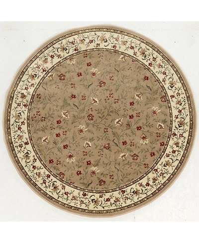 Closeout! Km Home Pesaro 5'3"x5'3" Round Area Rug