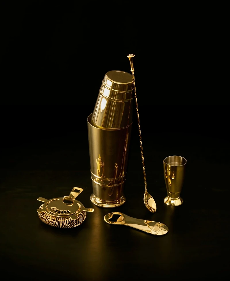 Fortessa Crafthouse Signature Gold Bartender Essentials Kit