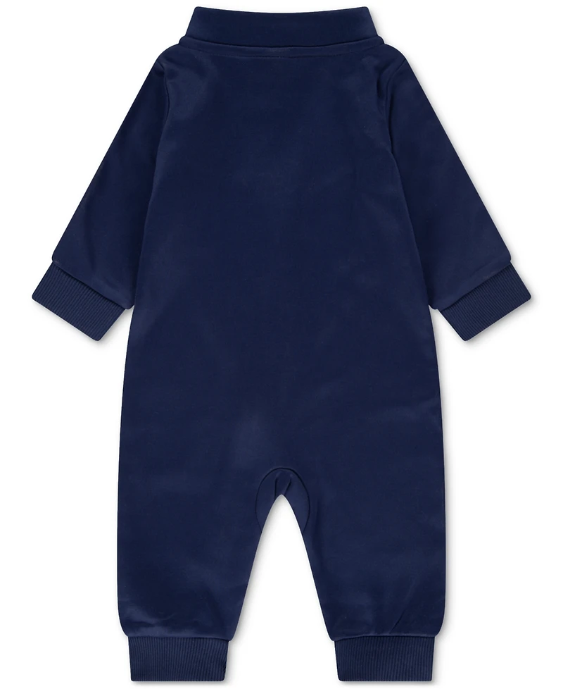 Nike Baby Boys Logo-Taped Pique Coverall
