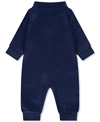 Nike Baby Boys Logo-Taped Pique Coverall