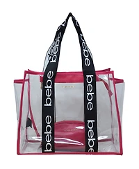 Bebe Hana Clear Tote Bag