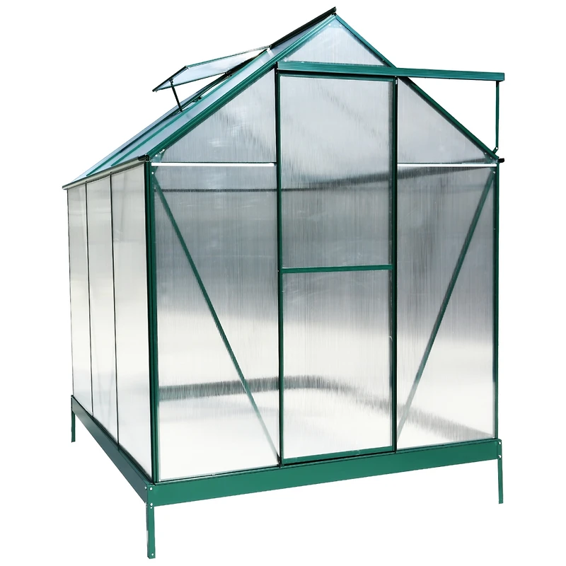 Streamdale Furniture Premium Aluminum Greenhouse for Plant Growth & Ventilation