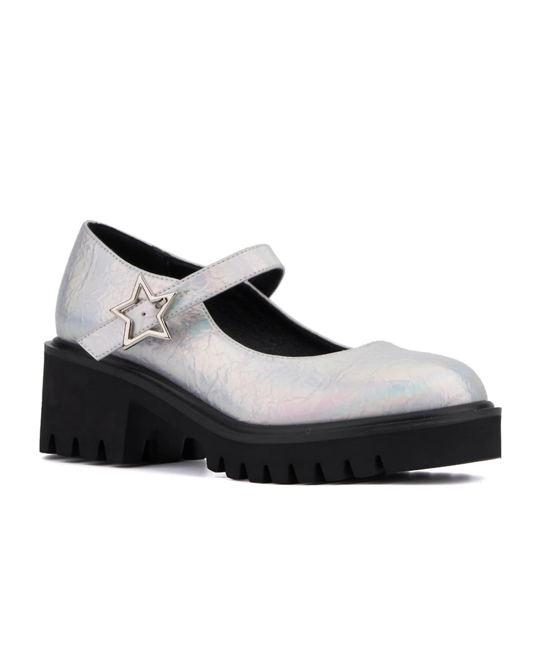 Women's North Node Mary Jane Lugged Sole Flat