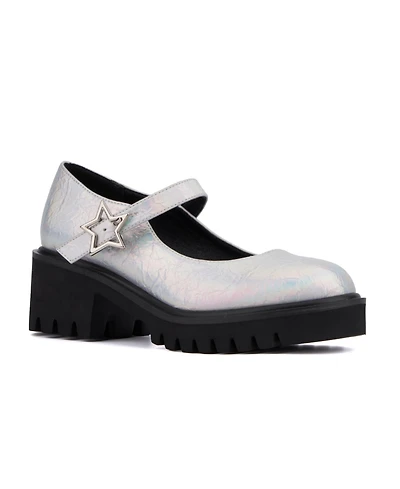 Women's North Node Mary Jane Lugged Sole Flat