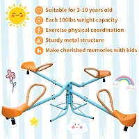 Streamdale Kids Outdoor Spinning Seesaw and Swivel Teeter Totter