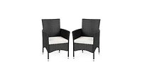 Slickblue 2 pcs Dining Chairs Set with Cushion Covers