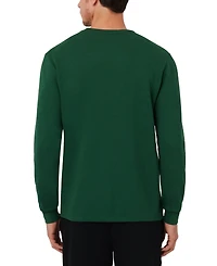 Lacoste Men's Waffle-Knit Thermal Sleep Shirt