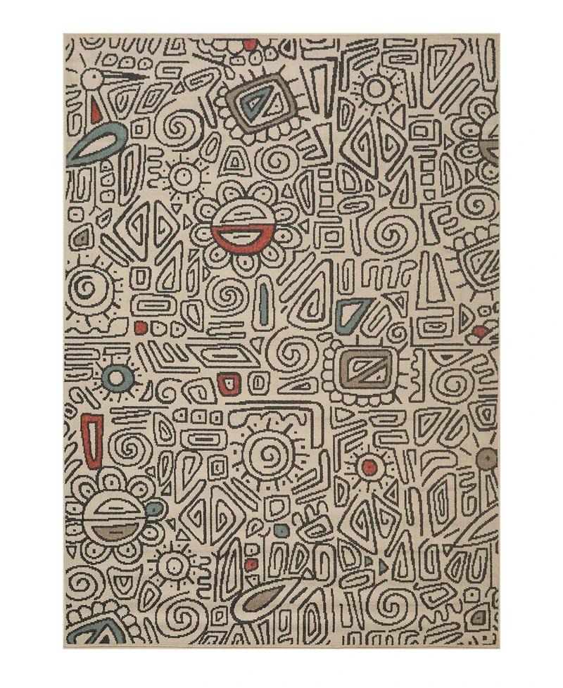 Lr Home Trixie 5'x7' Outdoor Area Rug