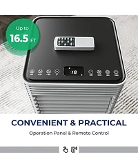 10000 Btu Portable Air Conditioner with Fan and Dehumidifier Mode
