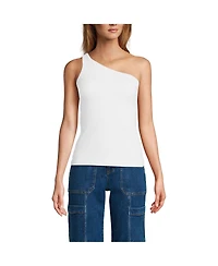 Lands' End Women's Slender One Shoulder Top