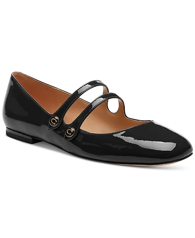 Coach Women's Winley Double Buckle Mary Jane Ballet Flats