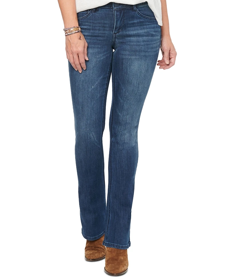 Democracy Petite Mid-Rise "Ab"solution Bootcut Jeans