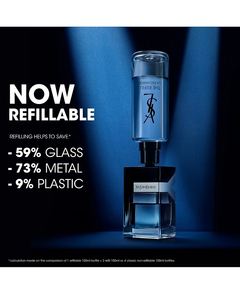 Yves Saint Laurent Men's Y Eau de Parfum Refill, 5 oz.