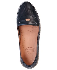 Cools 21 Women's Ginger Perforated Leather Flats