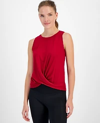 Id Ideology Women's Twist-Front Tank Top, Created for Macy's