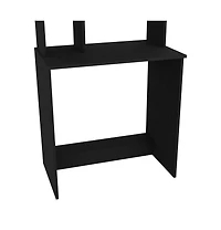 Fm Furniture Sawgrass Writing Computer Desk, Hutch, Four Shelves