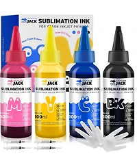 Printers Jack 400ML Black Sublimation Ink for Epson Printers