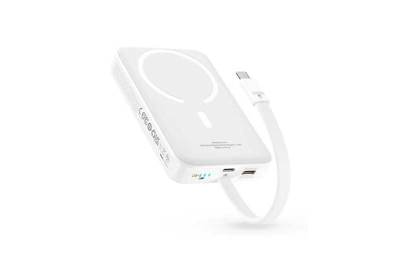 Baseus 10000mAh Magnetic Power Bank 30W MagSafe Portable Charger, Yellow