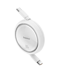 Baseus Free2Draw Mini Retractable Charging Cable Type-c to Type-c 100W 1m Nebula Purple