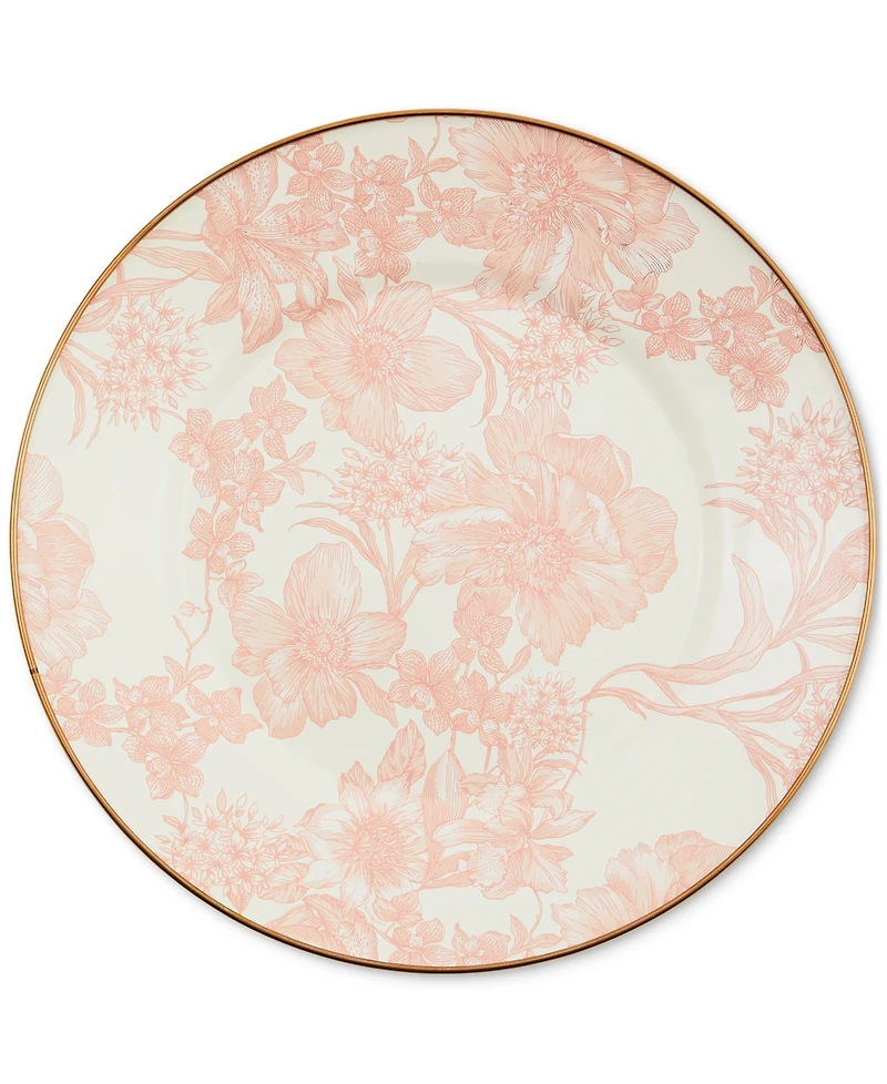 Mackenzie-Childs Rosy English Garden Dinner Plate