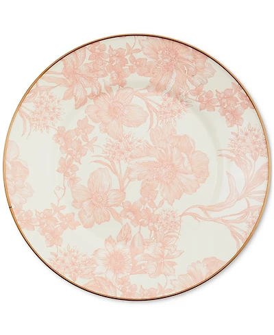 Mackenzie-Childs Rosy English Garden Dinner Plate