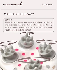 Solaris Laboratories Ny Hair Growth-Enhancing Light Therapy Scalp Massager