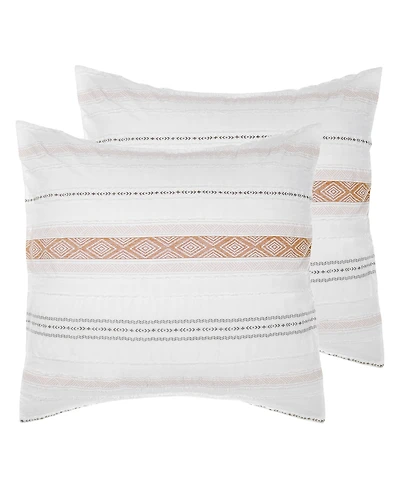 Levtex Pickford Tribal Stripe 2-Pc. Sham Set, European
