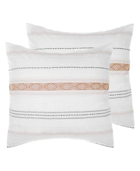 Levtex Pickford Tribal Stripe 2-Pc. Sham Set, European