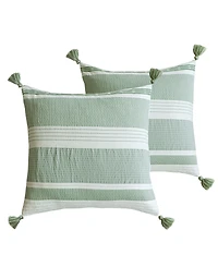 Levtex Pickford Dotted Stripe 2-Pc. Sham Set, European