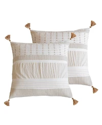 Levtex Pickford Dotted Stripe 2-Pc. Sham Set, European