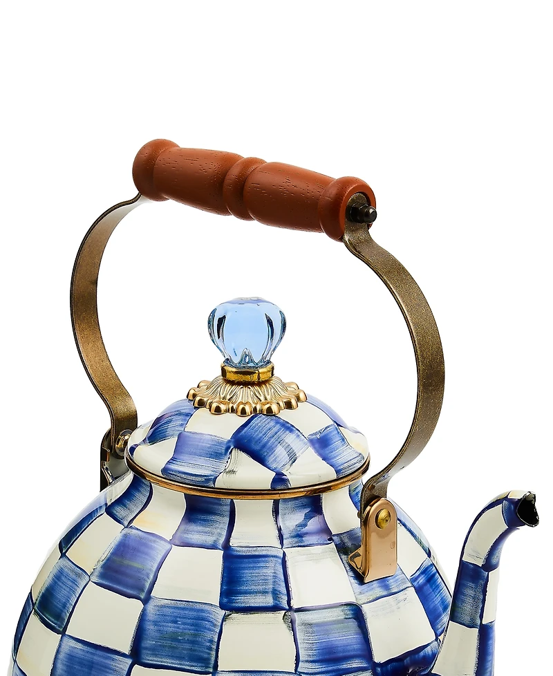 Mackenzie-Childs Royal Check 3-Qt. Tea Kettle