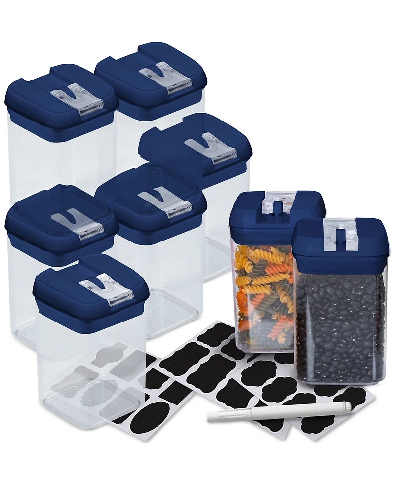 Cheer Collection 8 Piece Food Storage Containers, 0.8 Liter