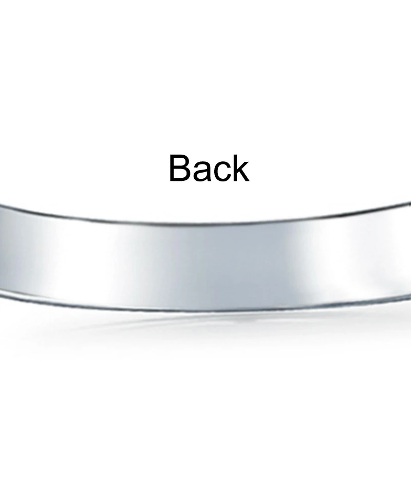 Bling Jewelry Bar Name Plated identification Id Bracelet 10MM Marine Mariner Chain Link 250 Gauge .925 Sterling Silver Made Italy