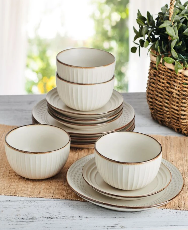 Pfaltzgraff Janelle 12 Pc. Dinnerware Set, Service for 4