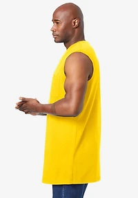 KingSize Big & Tall Shrink-Less Longer-Length Lightweight Muscle Pocket Tee