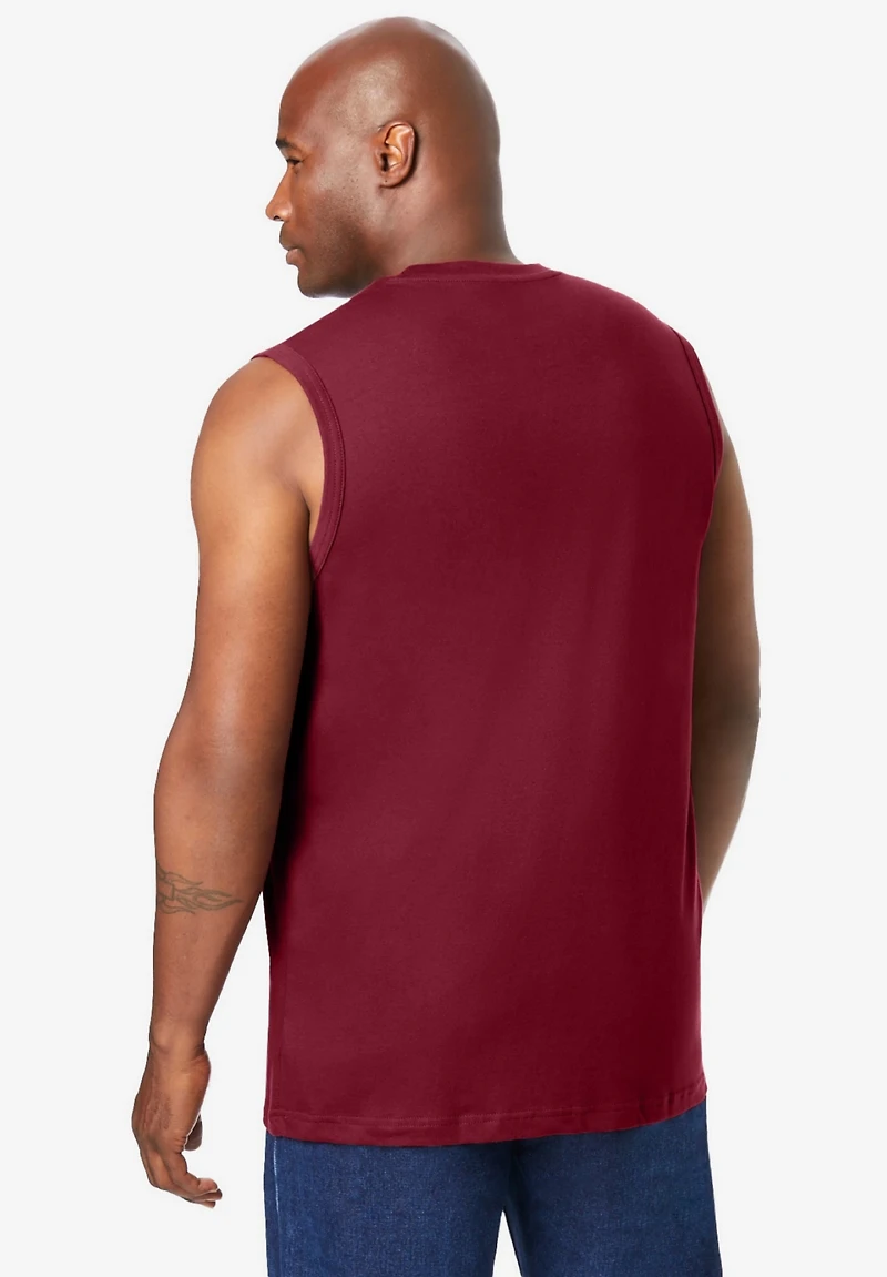 KingSize Tall Shrink-Less Lightweight Muscle T-Shirt