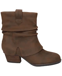 Bella Vita Women's Twyla Slouch Block Heel Ankle Boots