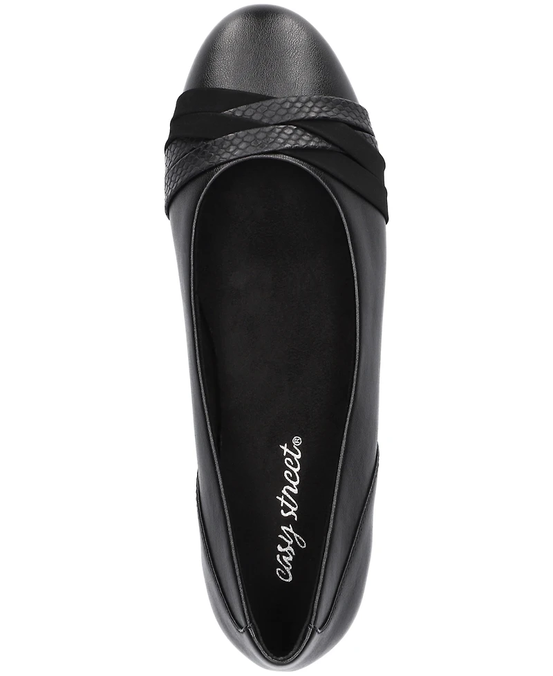 Easy Street Women's Kylie Comfort Ballet Flats