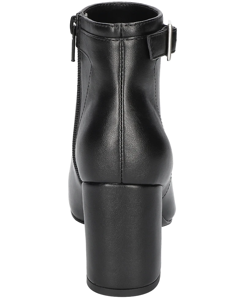 Easy Street Women's Winnipeg Square Toe Ankle Boots