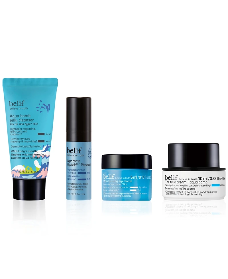 Belif 4-Pc. Hydration On The Go Travel Set