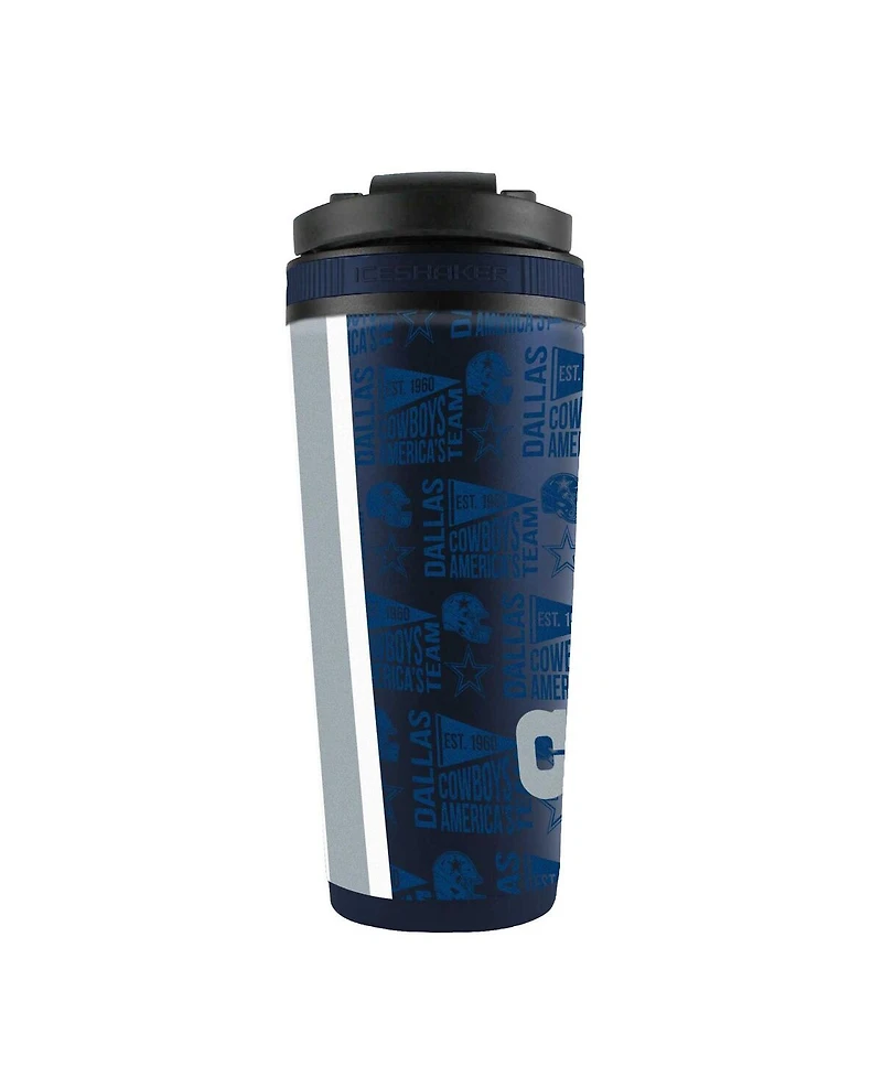 Wincraft Dallas Cowboys 26oz. 4D Stainless Steel Ice Shaker Bottle
