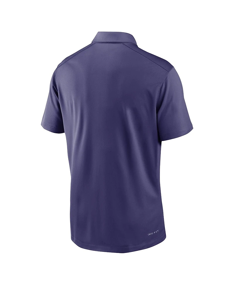 Nike Men's Purple Tcu Horned Frogs 2024 Sideline Victory Coaches Performance Polo