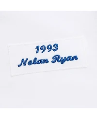 Mitchell & Ness Men's Nolan Ryan White Texas Rangers 1993 Cooperstown Collection Authentic Jersey